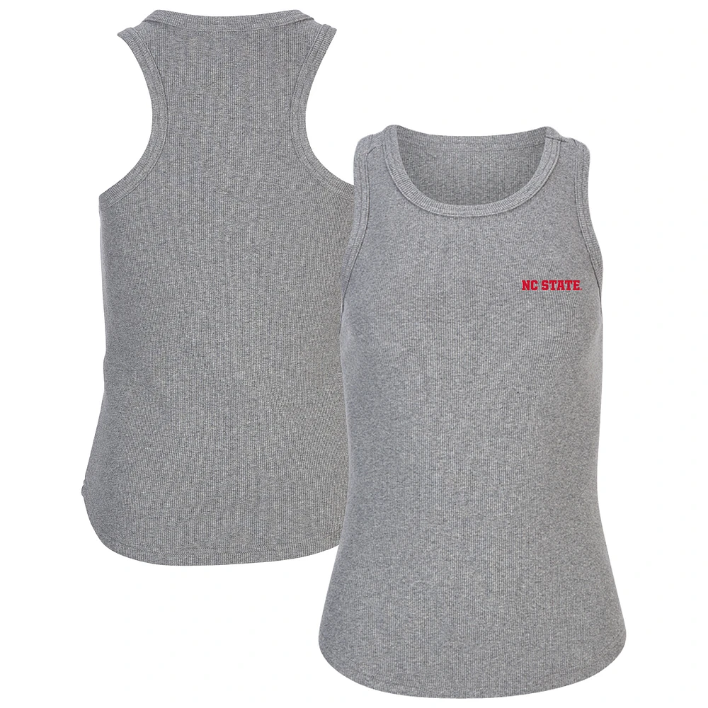 Women's Gray NC State Wolfpack Adrienne Tank Top