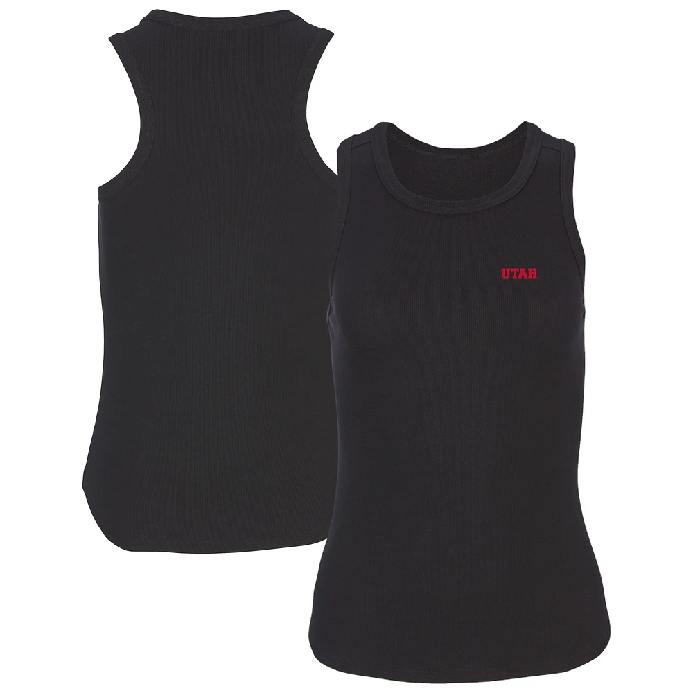 Women's Black Utah Utes Adrienne Tank Top