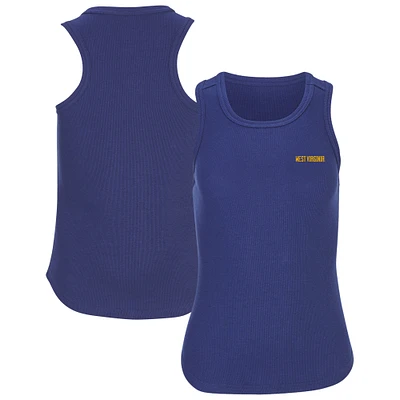 Women's Navy West Virginia Mountaineers Adrienne Tank Top