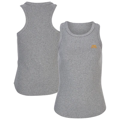 Women's Gray Iowa State Cyclones Adrienne Tank Top