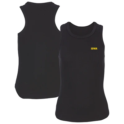 Women's Black Iowa Hawkeyes Adrienne Tank Top