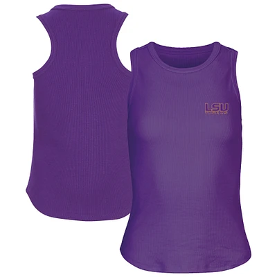 Women's Purple LSU Tigers Adrienne Tank Top