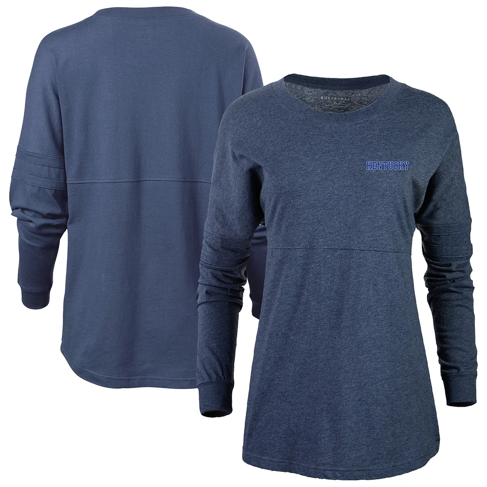 Women's Blue Kentucky Wildcats Pom Long Sleeve Jersey