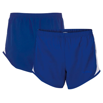 Women's Boxercraft Royal Kansas Jayhawks Essential Lined Athletic Shorts