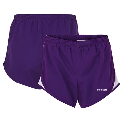 Women's Boxercraft Purple Kansas State Wildcats Essential Lined Athletic Shorts