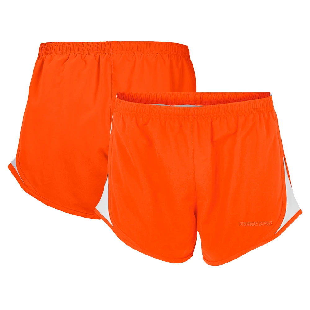 Women's Boxercraft Orange Oregon State Beavers Essential Lined Athletic Shorts
