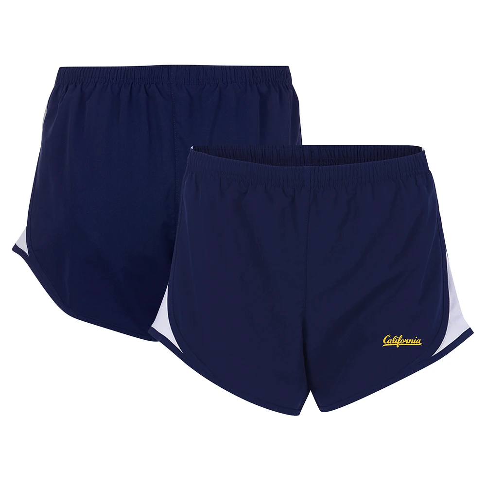 Women's Boxercraft Navy Cal Bears Essential Lined Athletic Shorts