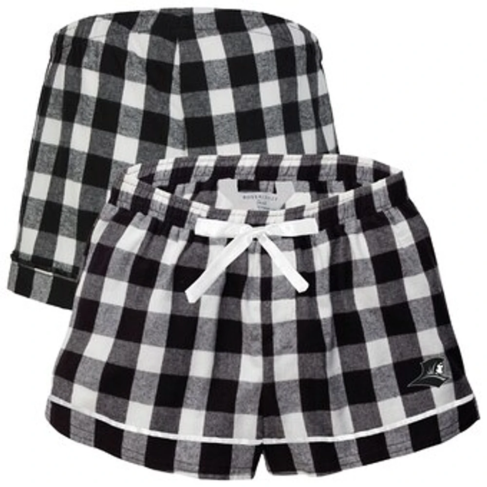 Women's Boxercraft Black Providence Friars Flannel Shorts
