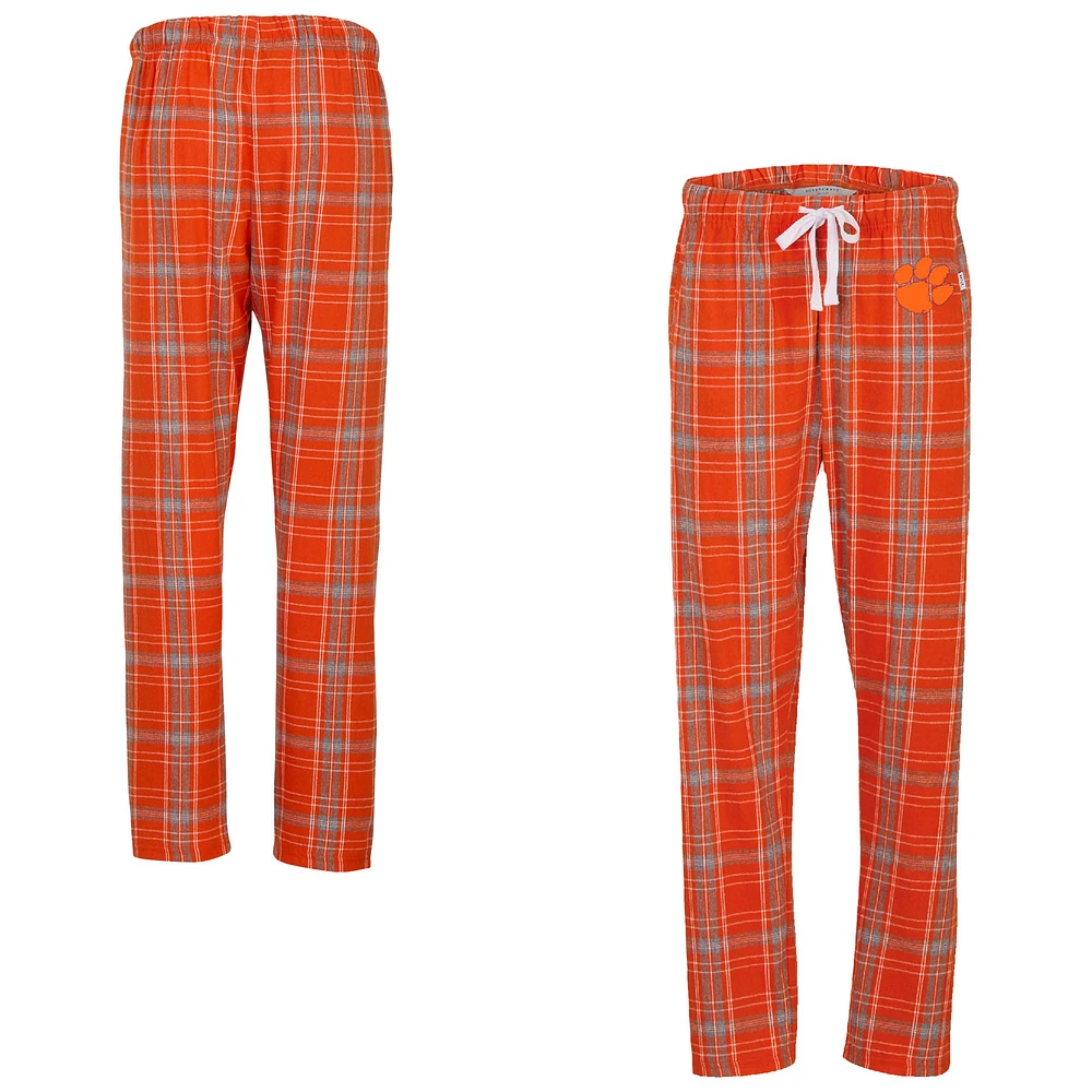 Women's Boxercraft Clemson Tigers Haley Flannel Pants