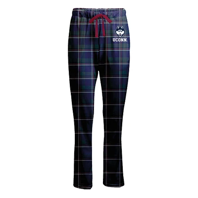 Women's Boxercraft Navy UConn Huskies Haley Flannel Pants