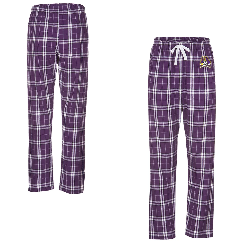 Women's Boxercraft Purple ECU Pirates Haley Flannel Pants