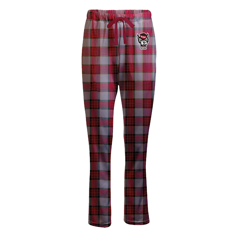 Women's Boxercraft Gray NC State Wolfpack Haley Flannel Pants