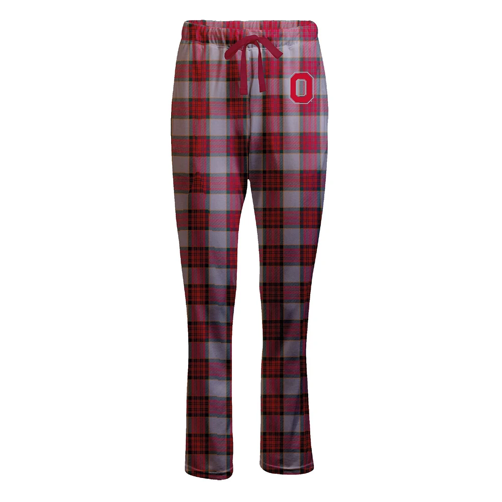 Women's Boxercraft Gray Ohio State Buckeyes Haley Flannel Pants