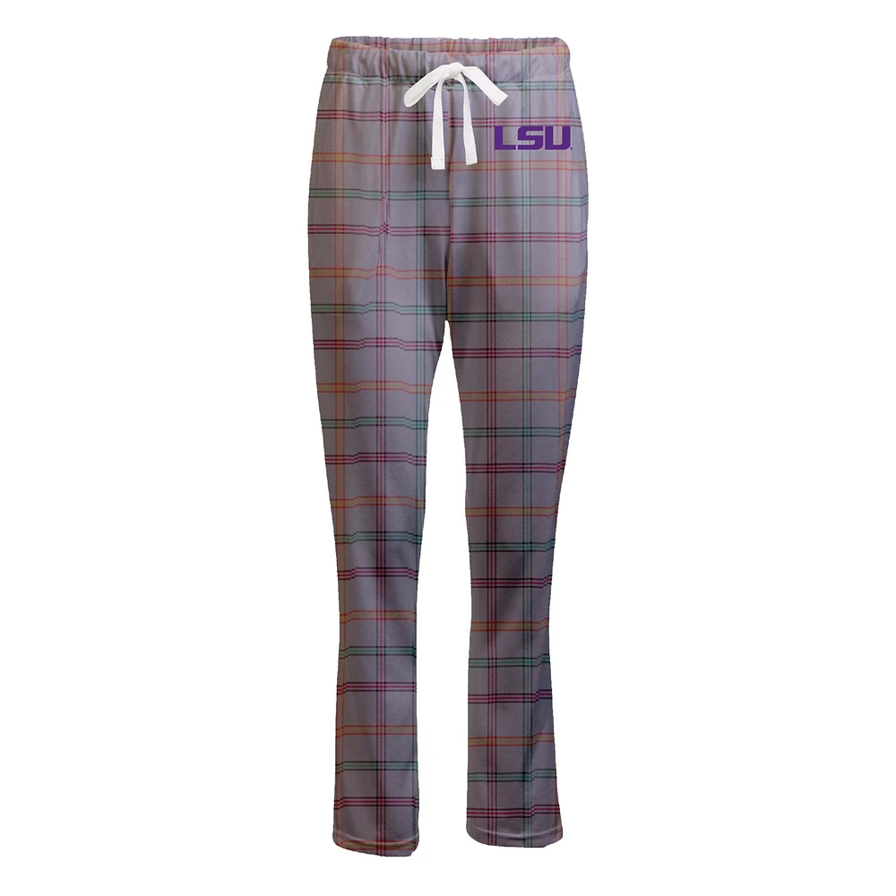 Women's Boxercraft Gray LSU Tigers Haley Flannel Pants