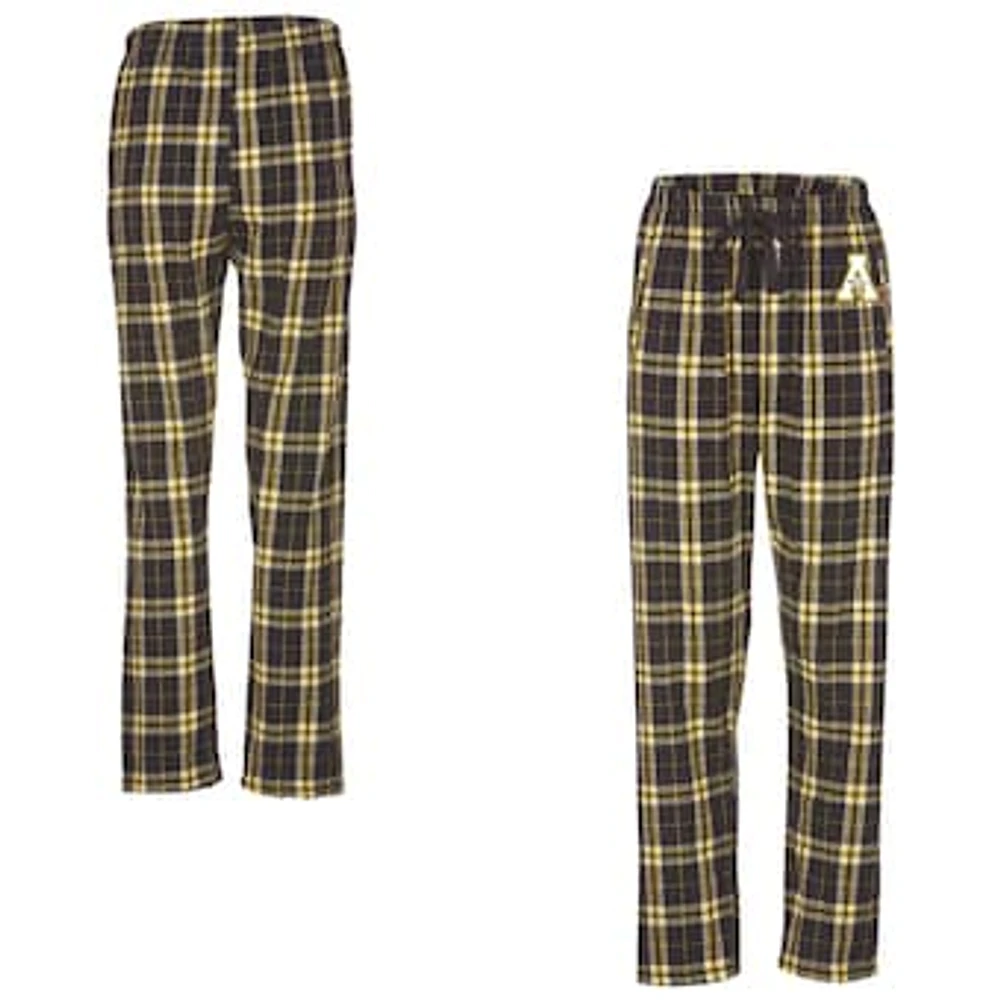 Women's Boxercraft Black Appalachian State Mountaineers Haley Flannel Pants