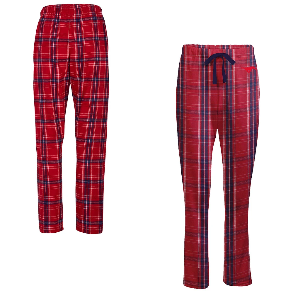 Women's Boxercraft Red SMU Mustangs Haley Flannel Pants