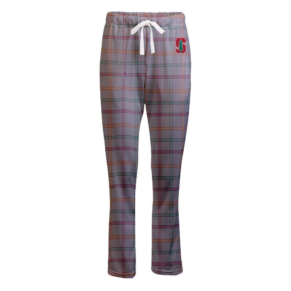 Women's Boxercraft Gray Stanford Cardinal Haley Flannel Pants