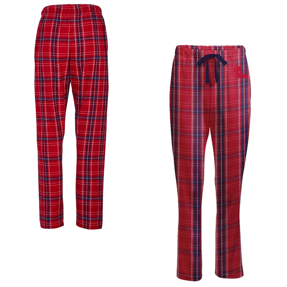 Women's Boxercraft Red Ole Miss Rebels Haley Flannel Pants