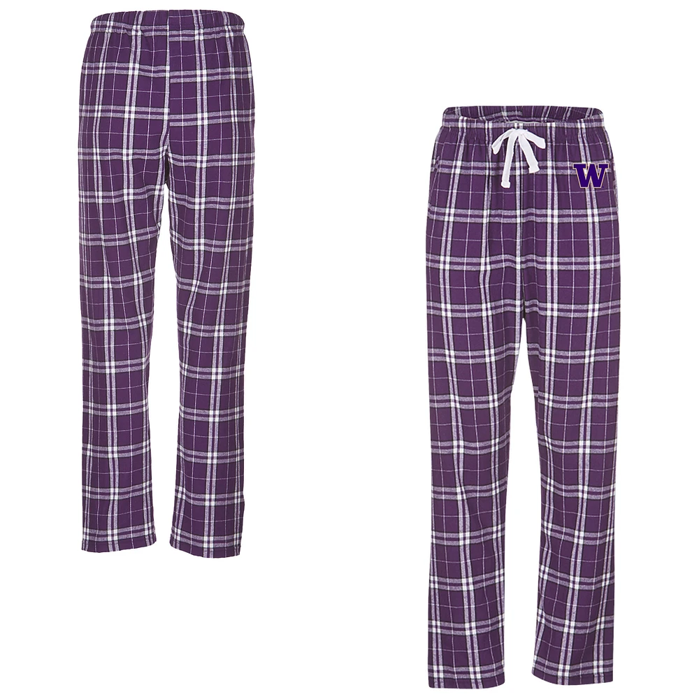 Women's Boxercraft Purple Washington Huskies Haley Flannel Pants