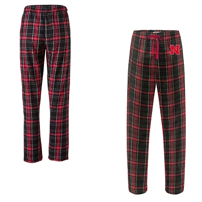 Women's Boxercraft Black Nebraska Huskers Haley Flannel Pants