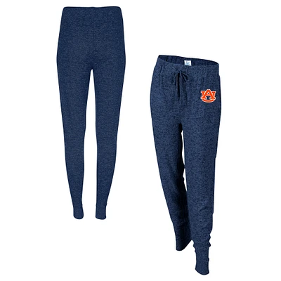 Women's Boxercraft Navy Auburn Tigers Cuddle Tri-Blend Jogger Pants