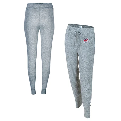 Women's Boxercraft Gray Fresno State Bulldogs Cuddle Tri-Blend Jogger Pants