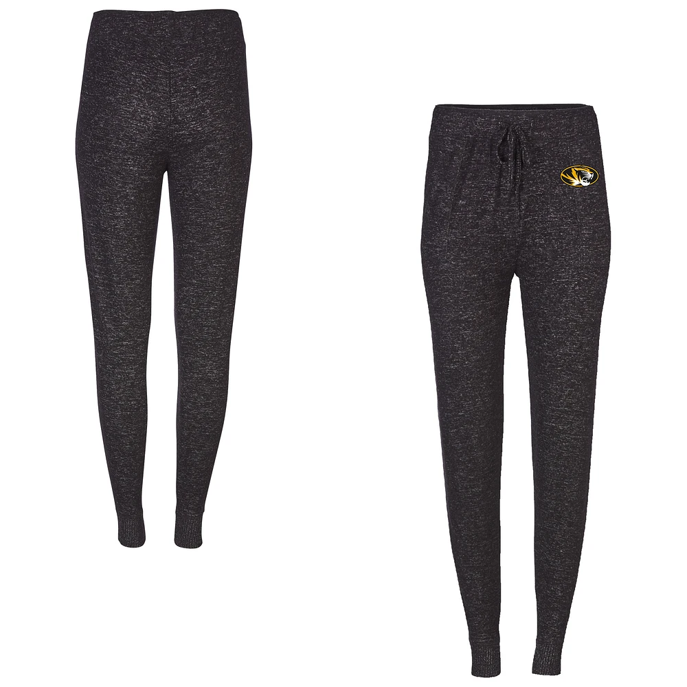 Women's Boxercraft Black Missouri Tigers Cuddle Tri-Blend Jogger Pants