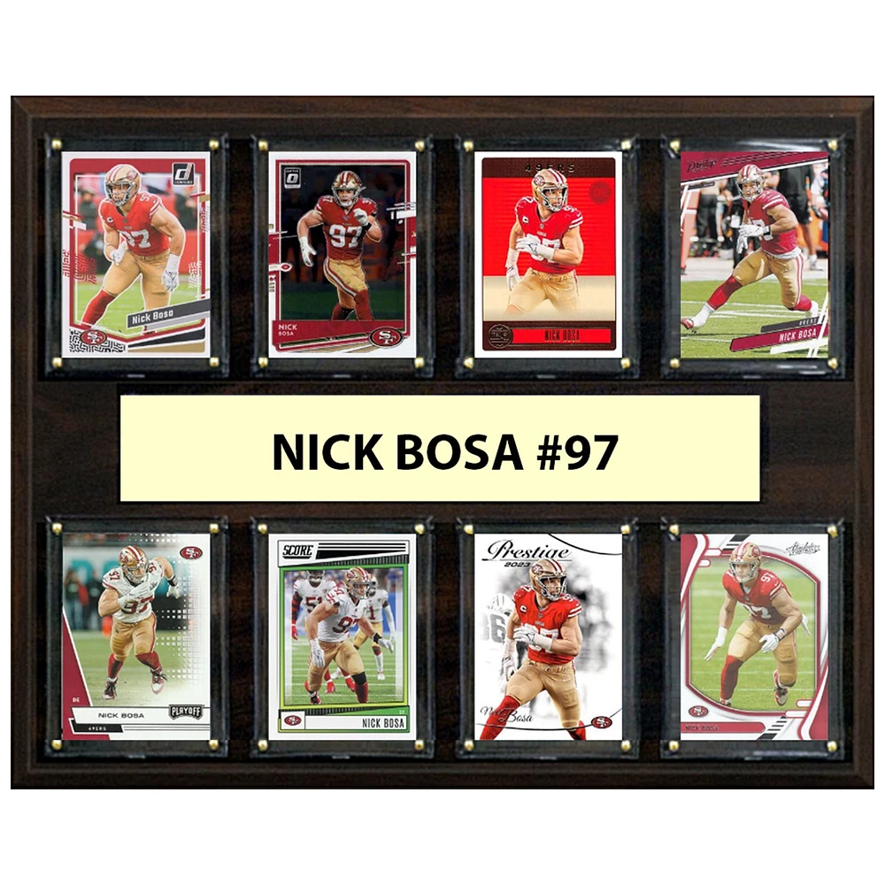 Nick Bosa San Francisco 49ers 12" x 15" Trading Card Plaque