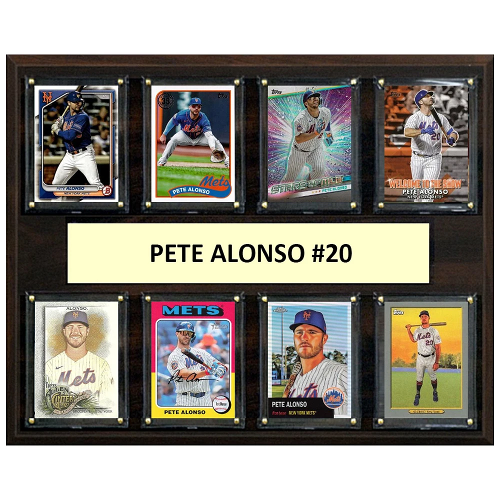 Pete Alonso New York Mets 12" x 15" Trading Card Plaque