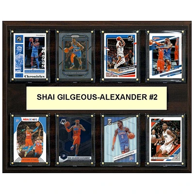 Shai Gilgeous-Alexander Oklahoma City Thunder 12" x 15" Trading Card Plaque