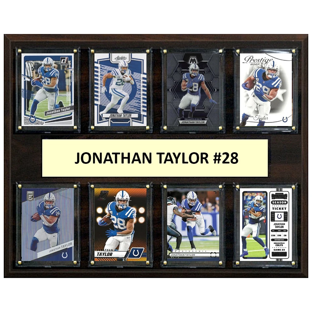 Jonathan Taylor Indianapolis Colts 12" x 15" Trading Card Plaque
