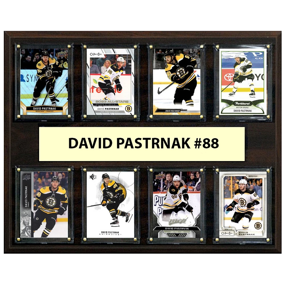 David Pastrnak Boston Bruins 12" x 15" Trading Card Plaque