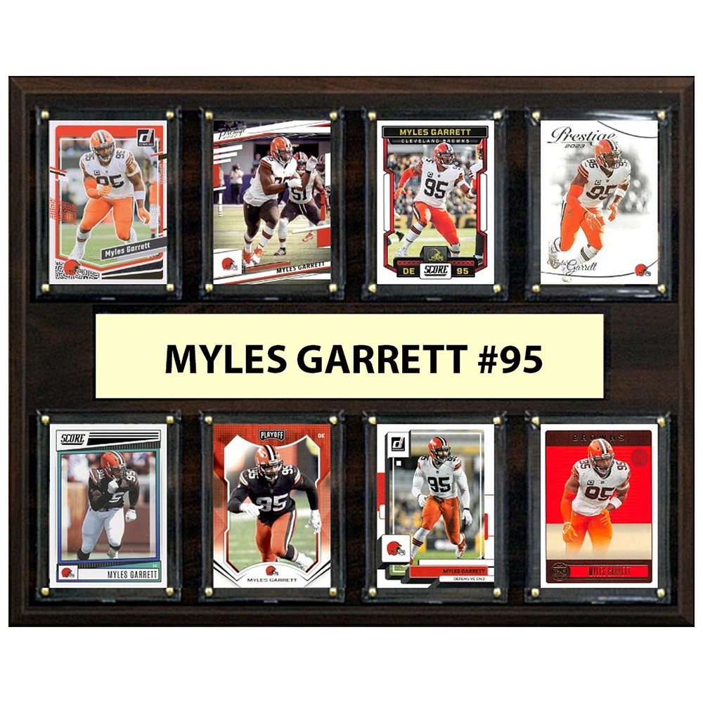 Myles Garrett Cleveland Browns 12" x 15" Trading Card Plaque