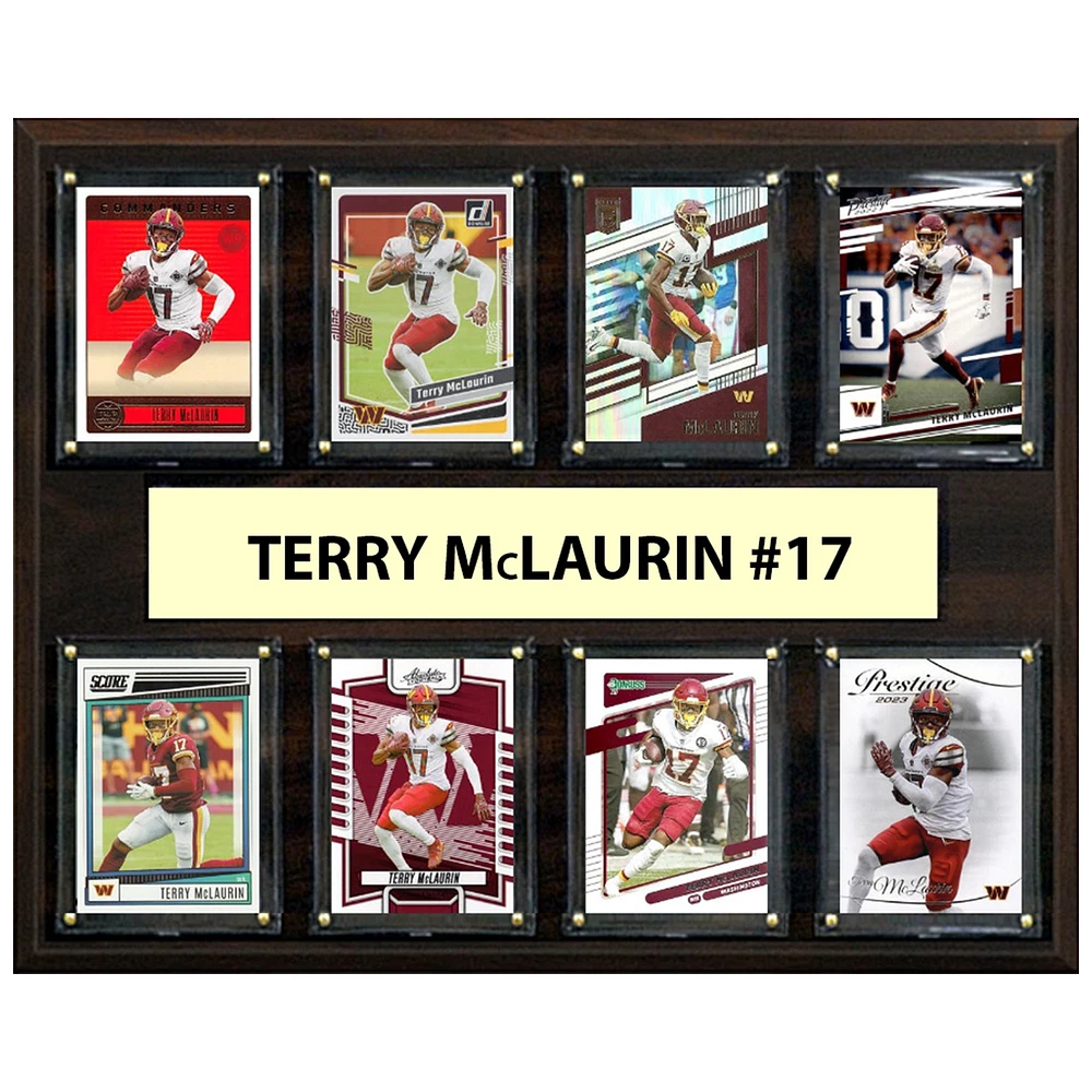 Terry McLaurin Washington Commanders 12" x 15" Trading Card Plaque
