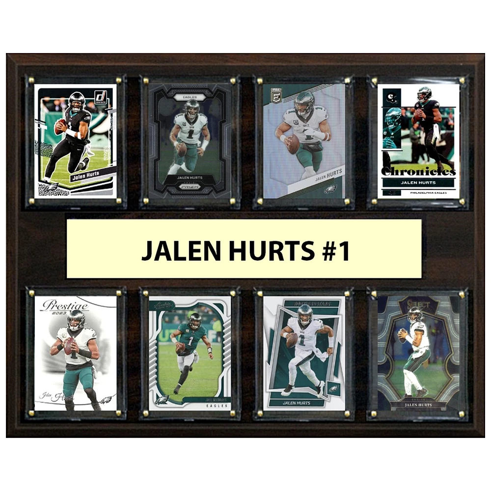 Jalen Hurts Philadelphia Eagles 12" x 15" Trading Card Plaque