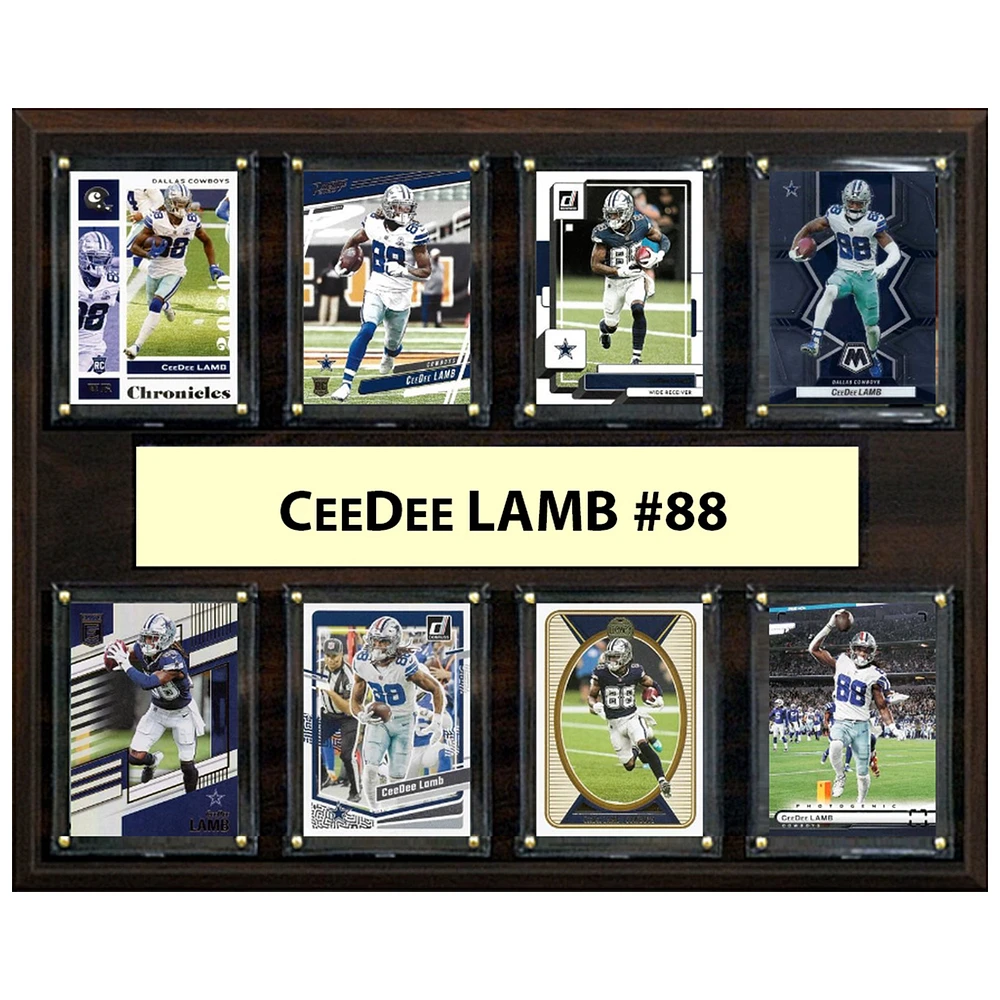 CeeDee Lamb Dallas Cowboys 12" x 15" Trading Card Plaque