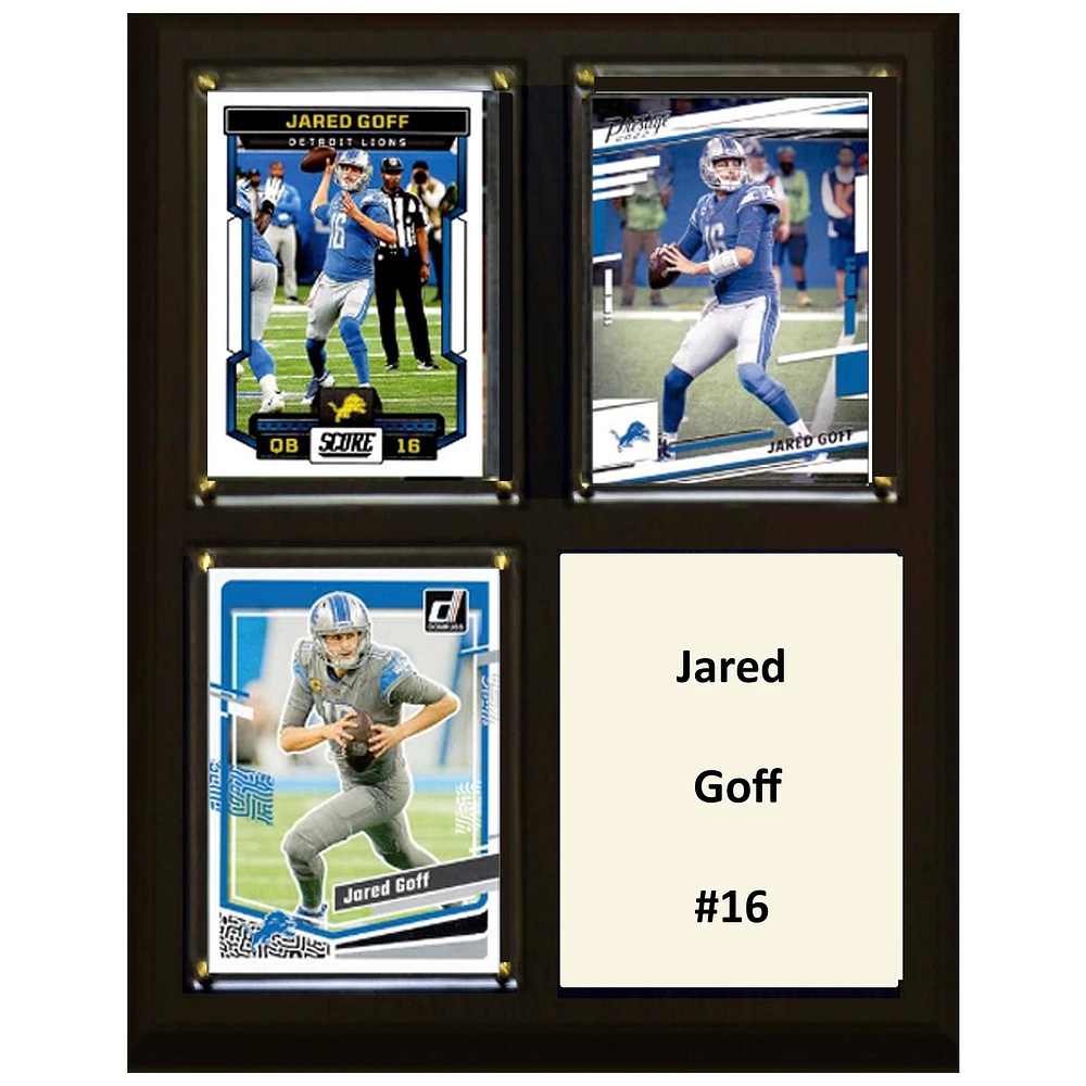 Jared Goff Detroit Lions 2024 8'' x 10'' Plaque