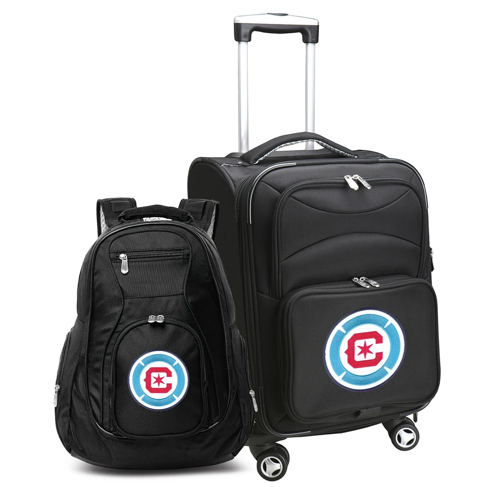 MOJO Chicago Fire Backpack & Carry-On Two-Piece Set