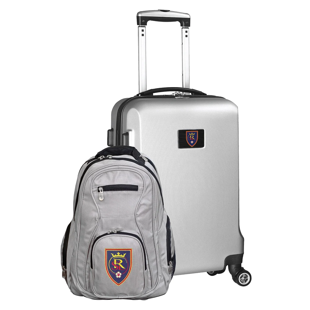 MOJO Silver Real Salt Lake Deluxe 2-Piece Backpack & Carry-On Set