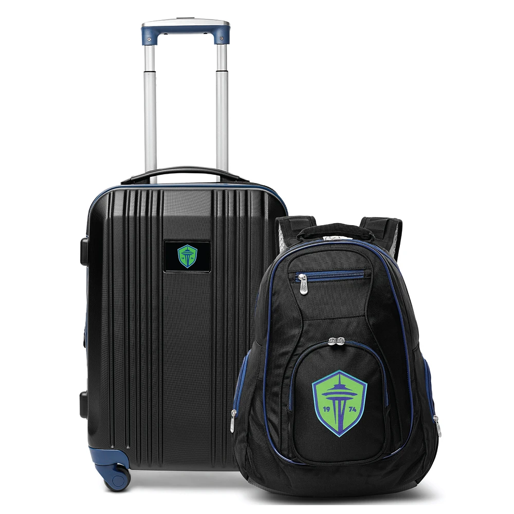MOJO Seattle Sounders FC Two-Piece Premium Backpack & Carry-On Set