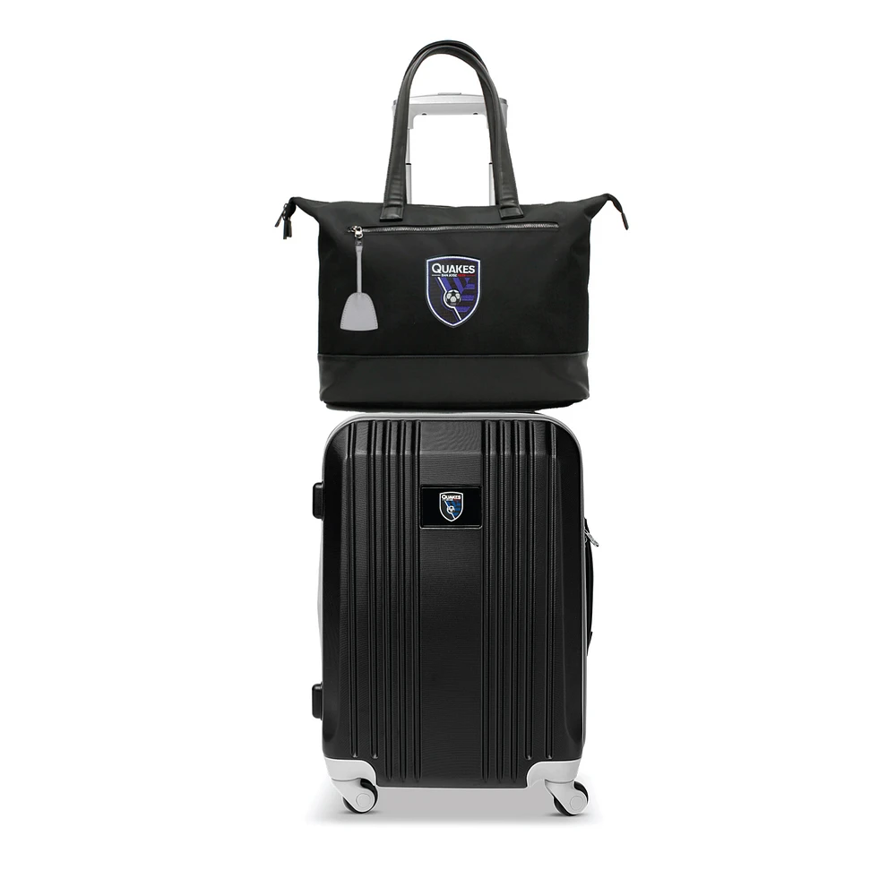 MOJO San Jose Earthquakes Two-Piece Laptop Tote Bag & Carry-On Luggage Set
