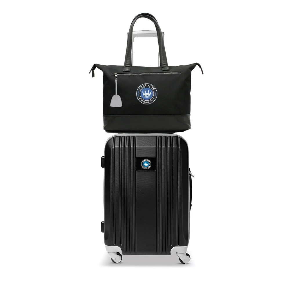 MOJO Charlotte FC Two-Piece Laptop Tote Bag & Carry-On Luggage Set