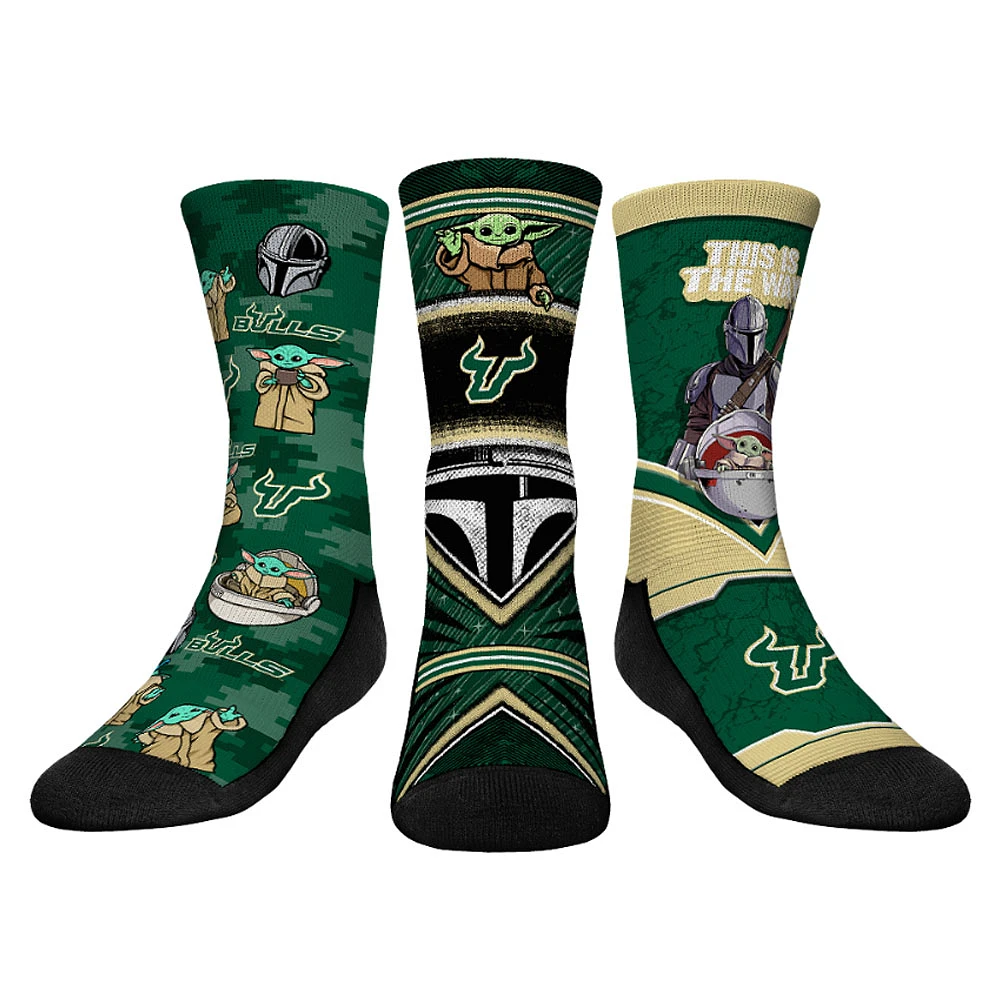 Youth Rock Em Socks South Florida Bulls The Mandalorian 3-Pack Crew