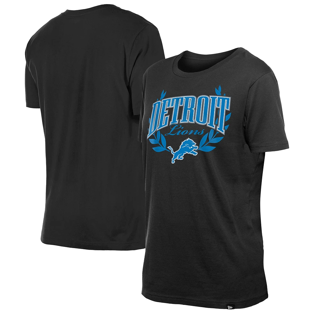 Women's New Era Black Detroit Lions 2025 NFL Draft T-Shirt
