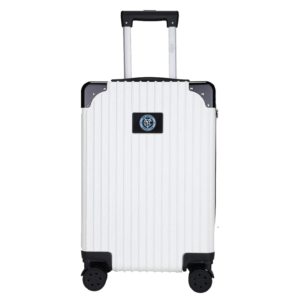 MOJO New York City FC Executive Two-Toned Carry On Spinner Luggage