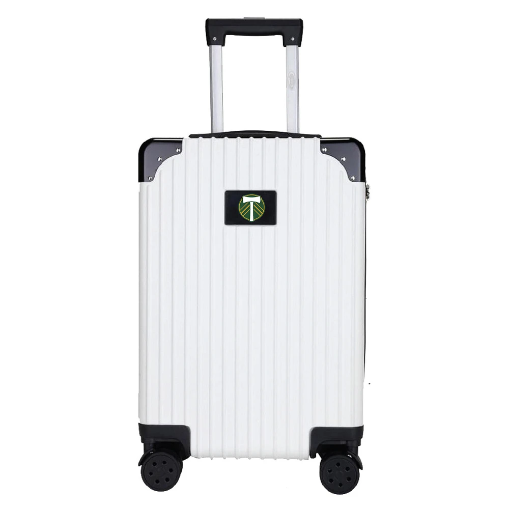 MOJO Portland Timbers Executive Two-Toned Carry On Spinner Luggage