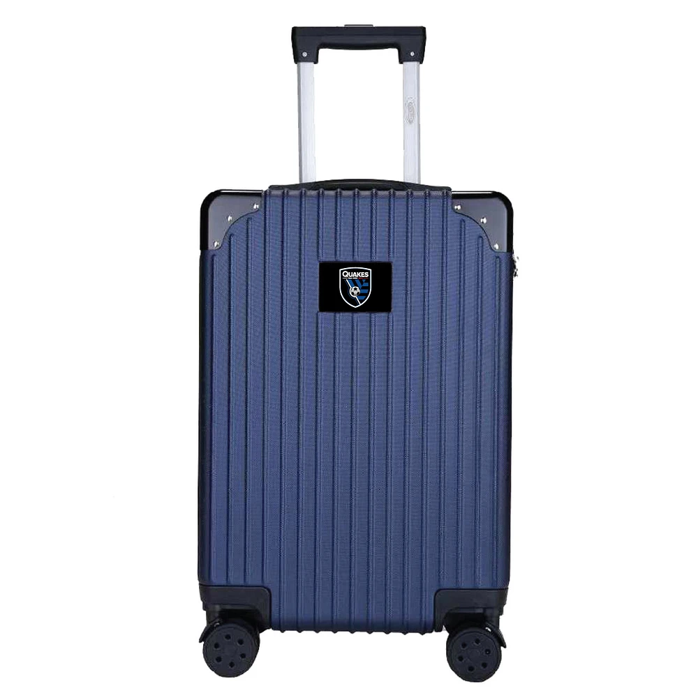 MOJO San Jose Earthquakes Executive Two-Toned Carry On Spinner Luggage