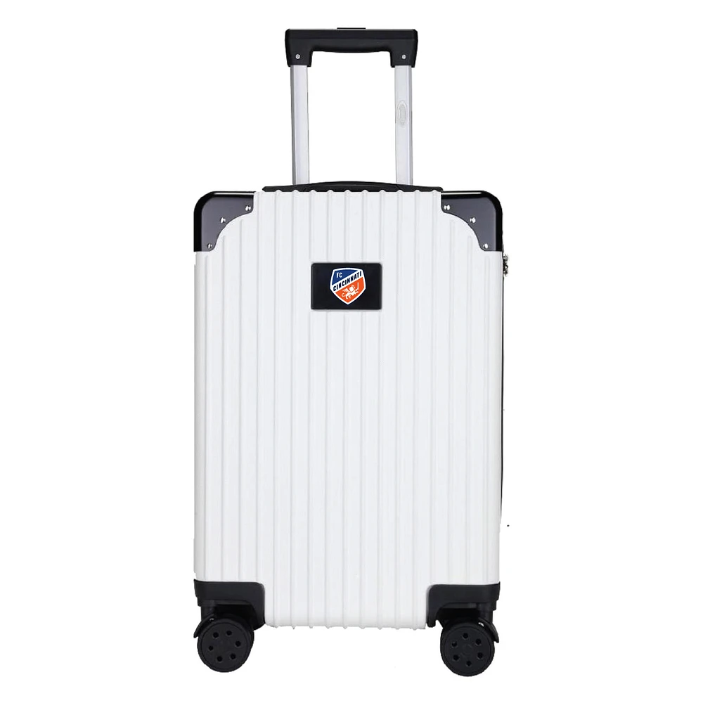 MOJO FC Cincinnati Executive Two-Toned Carry On Spinner Luggage