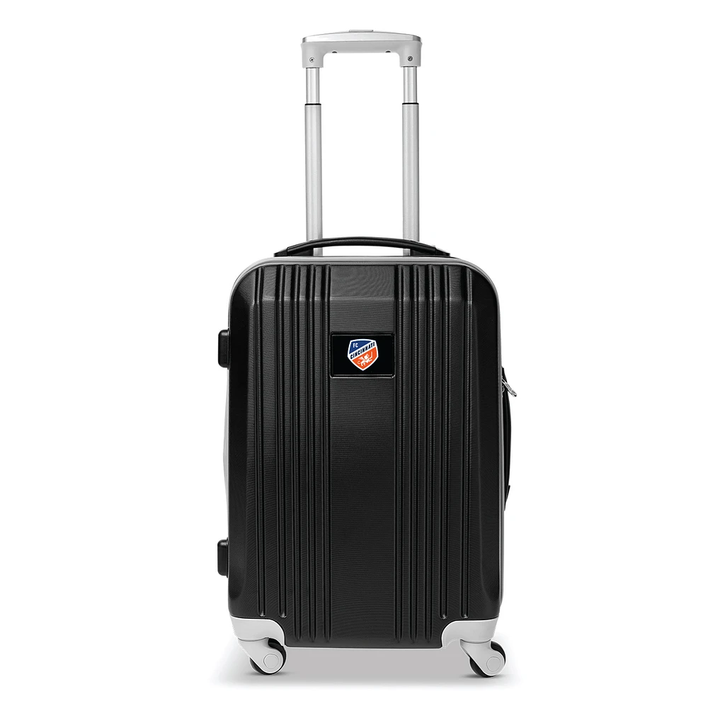 MOJO FC Cincinnati Hardcase Carry On Two-Toned Spinner Luggage