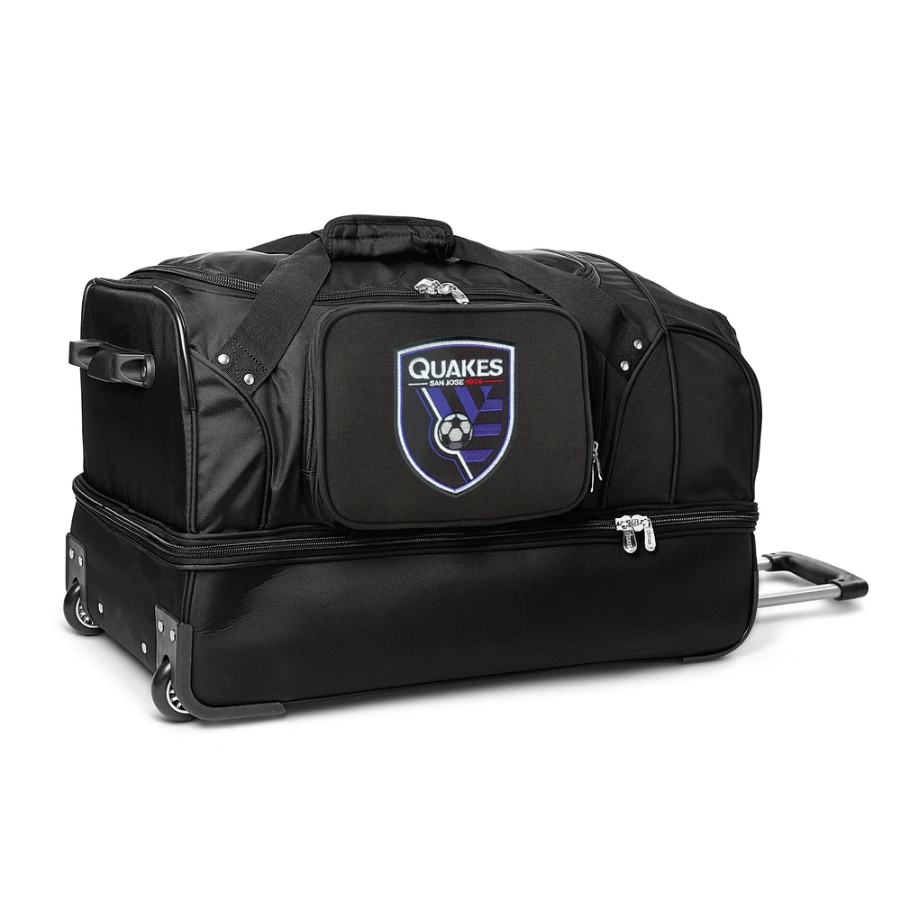 MOJO San Jose Earthquakes Rolling Drop Bottom Duffel Bag